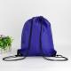 Anti Bacterial PP Reusable Drawstring Bag 125gsm Drawstring Eco Bag Purple
