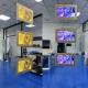 Indoor High Brightness 3 Screen Advertising Display USB and HDMI Interface High Refresh Rate