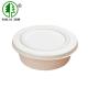 Biodegradable 3g 2oz Eco Paper Cup Cover Sugarcane Bagasse Ice Cream Cup Paper Lid