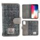 6.1  TPU Harris Tweed Leather Wallet Case Cover For IPhone 11