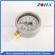 Eco Friendly Oil Filled Pressure Gauge For Chemical Industry OEM Supply