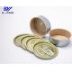 Vintage 50g Tobacco Tin Cans Customized Round Tin Containers With Lids