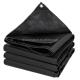 Woven Black Tarpaulin Rolls 80gsm-200gsm Your Go-To Choice for Outdoor Protection