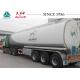 48000 Liters 3 Axle Fuel Tanker Semi Trailer For Gas Station