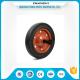 13inches Rubber Tyred Wheels Centered Hub Line Tread 20mm Bore Hole Multi Corlor