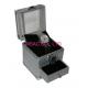 Easy Transport Aluminum Watch Case Box Silver Color For Protect Watches
