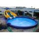Outdoor Activity Inflatable Water Park Swimming Pool Slide / Easy Install Blow
