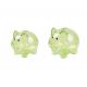 Clear Money Safe Piggy Bank , Colorful Childrens Money Boxes Piggy Banks