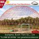 Diameter 25 M Big Colorful Circus Geodesic Dome Tent For Wedding Party