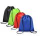 Sport Black Personalised Drawstring Bag , Foldable Vinyl Drawstring Backpack