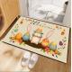 Lovely Cartoon Rabbit and Flower Carpets For Entry-Exit Door Children Playroom Rug