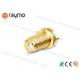 Gold Plated Shell SMA Male Coax Connector Corrosion Proof Vibration Resistance