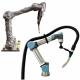 Universal Robot UR10 Cobots Welding With Mig Welding Torch And Robotic Protective Cover Suits