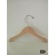 Solid Natural Wood Clothes Hangers with Non Slip  Notched Shoulder