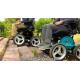 24V lithium batteries foldable power wheelchair