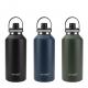 Water Bottle 64oz with Handle, Half Gallon Food-grade Double Wall Vacuum Stainless Steel Insulated Jug Leakproof Keep Cold & Hot