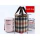 Insulated reusable custom cooler bag round thermal waterproof aluminium foil lunch bags