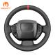 Hand Stitching Artificial Leather Custom Steering Wheel Cover for Toyota Prius 2023-2024