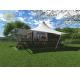 Q235 Steel Structure Luxury Glamping Tents Membrane Structure Architecture