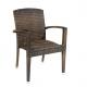 Waterproof UV resist aluminum beach chairs wholesale stackable deck chair wicker plastic ratan chair---YSC001