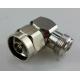 Silver Plating RF Coaxial Connector N Male to N Female Right Angle Adapter