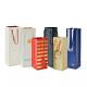 Branded Cardboard Packing Boxes Liquor Whisky Wine Alcohol Bottle Gift Bag With Handles