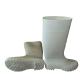 Rubber Outsole RB108 White Italy Style PVC Portable Safety Rain Boots without Steel Toe