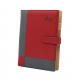 PU Leather Ring Binder Journal , Middle Size Refillable Planners Organizers