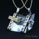 Fashion Top Trendy Stainless Steel Cross Necklace Pendant LPC175