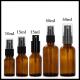 Amber Spray Essential Oil Glass Dropper Bottle 30ml 60ml 120ml Capacity