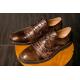 Full Grain Leather Mens Dress Shoes , Pointed Toe Handmade Mens Oxford Shoes