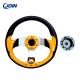 EXCAR Golf Cart Steering Wheel Removable Detachable PVC Material