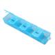 Portable Long Plastic 7 Grid Weekly Pill Box Organizer With Clear Lid