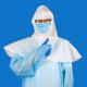 Disposable Surgical Protective Nonwoven Hood , Waterproof Surgeon Nonwoven Head Hood