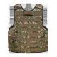 Kevlar Military Tactical Bulletproof Vest with Removable Front and Back Plates Soft Trauma Pad Included