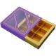 Luxury Chocolate Food Packaging Box With Window CMYK/Pantone Printing 8 9 12 Grid Fold