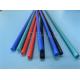 Green PTFE Solid Round Bar , Chemical Industry PTFE Bar Stock