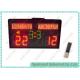 Portable Electronic Table Tennis Scoreboard , Ultra Bright LED Volleyball Score Cards