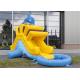 Mini Inflatable Water Slide , Inflatable Water Jumping Castles Slide For Kids