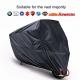 Nylon Motorcycle Rain Cover Outside Storage Motorcycle Shelter Cover Rust Proof