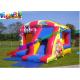 0.55mm PVC Tarpaulin Inflatable Bouncer Slide Beautiful Printing Bouncer Combo