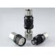 Thread Locked Type Flush Face Hydraulic Quick Couplers LSQ-VEP Black Zinc Nickle Plated