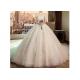 Luxury Long Tail Bridal Gown Lace Sweetheart Breast Wedding Dress