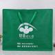 Deep Green Travel Non Woven Fabric Bags With Laminated Full Color Printing