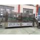 Basil Seed Filling And Capping Machine / Glass Bottle Juice Rinsing Bottling Line