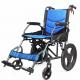Solid Rear Wheel Manual Aluminium Folding Wheelchair With Fixed Armrest