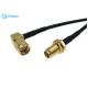 SMA Straight Female To SMA Right Angle Rp Male RF RG174 Antenna Jumper Pigtail Cable
