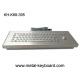 Vandal proof industrial Ruggedized keyboard with Stainless Steel Material