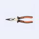 Black Orange Burnished 8 Inch Long Head Pliers Wire Hose Clamp Tool