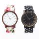 High Grade Custom Wooden Watches For Women With Cotton Cloth Band